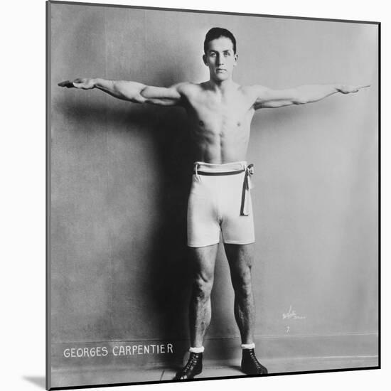 Georges Carpentier, French Boxer, Was known for His Speed, Boxing Skills and His Hard Punch-null-Mounted Photo