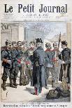 Desertion of an Alsatian Squad Enlisted in Germany, Duchy of Luxembourg, 1896-Georges Carrey-Mounted Giclee Print