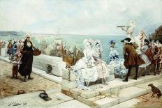 Elegant Figures Watching the Regatta, 1889-Georges Clairin-Giclee Print