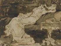 Sarah Bernhardt in the Title Role of Saint Teresa of Avila in the Play 'La Vierge d'Avila' by…-Georges Clairin-Giclee Print