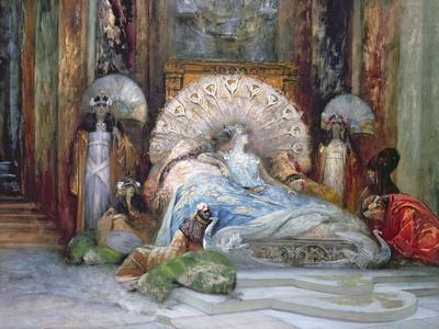 Sarah Bernhardt in Title Role of 'Theodora', by Victorien Sardou, produced in Paris in 1884, 1902