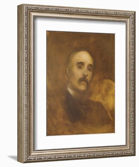 Georges Clemenceau (1841-1929)-Eugene Carriere-Framed Giclee Print