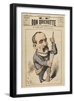 Georges Clemenceau French Statesman: a Satire on Justice-Charles Gilbert-Martin-Framed Art Print