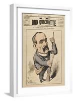 Georges Clemenceau French Statesman: a Satire on Justice-Charles Gilbert-Martin-Framed Art Print