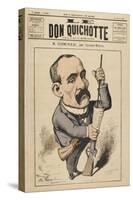 Georges Clemenceau French Statesman: a Satire on Justice-Charles Gilbert-Martin-Stretched Canvas