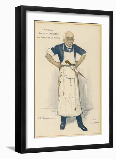 Georges Clemenceau-null-Framed Art Print