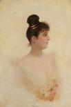 Lady with a Fan, 1888-Georges Croegaert-Giclee Print