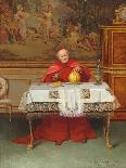 Enjoying the Fruits of the Spirit (Oil on Panel)-Georges Croegaert-Giclee Print