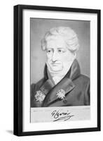 Georges Cuvier, French Naturalist-Science Source-Framed Giclee Print