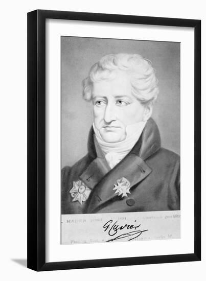 Georges Cuvier, French Naturalist-Science Source-Framed Giclee Print