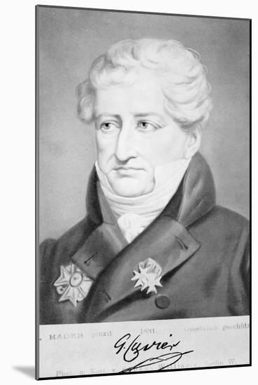 Georges Cuvier, French Naturalist-Science Source-Mounted Giclee Print