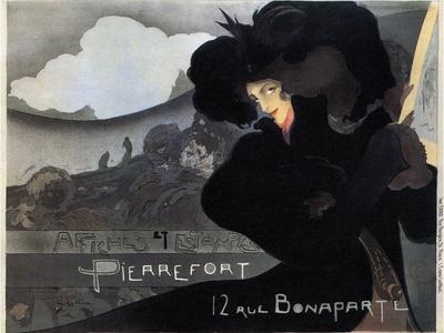 Pierrefort, Affiches Et Stampes, 1898