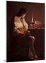 Georges de La Tour (Penitents Maria Magdalena (Magdalena Terfens)) Art Poster Print-null-Mounted Poster