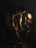 Mary Magdalene with a Night-Light, or the Terff Magdalene-Georges de La Tour-Giclee Print