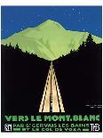 Evian les Bains and le Lac Leman-Georges Dorival-Laminated Art Print