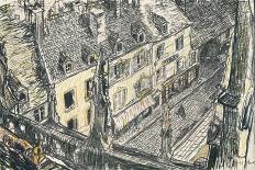 'Une Rue De Valogne', c1911-Georges Dupuis-Framed Giclee Print