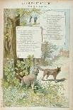 The Dog and the Wolf, from Fables by Jean de La Fontaine-Georges Fraipont-Framed Giclee Print