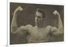 Georges Hackenschmidt (Russe) essayant ses forces (Lutteur russe).-null-Framed Giclee Print