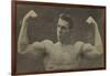 Georges Hackenschmidt (Russe) essayant ses forces (Lutteur russe).-null-Framed Giclee Print