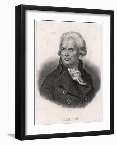 Georges Jacques Danton French Revolutionary Leader-null-Framed Art Print