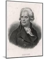 Georges Jacques Danton French Revolutionary Leader-null-Mounted Art Print