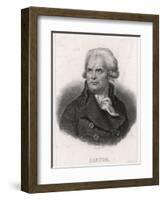 Georges Jacques Danton French Revolutionary Leader-null-Framed Art Print