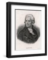 Georges Jacques Danton French Revolutionary Leader-null-Framed Art Print