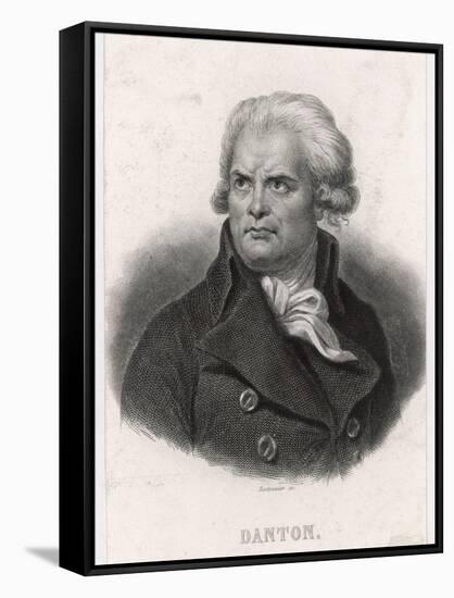 Georges Jacques Danton French Revolutionary Leader-null-Framed Stretched Canvas