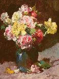 Still Life of Roses and Lilacs-Georges Jeannin-Giclee Print