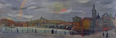 View of Prague, 1939 (Oil on Canvas)-Georges Kars-Giclee Print