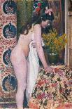 Nude Smelling the Flowers (Nu Sens Les Fleurs)-Georges Lemmen-Giclee Print