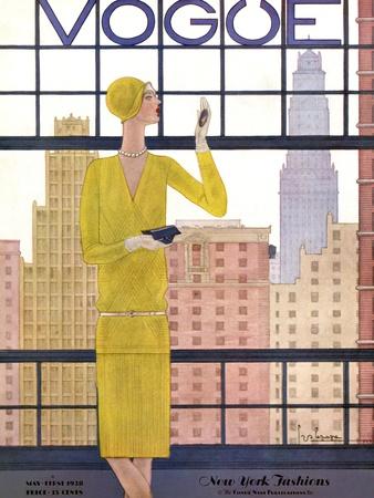 Vogue Cover - May 1928 - City View