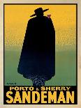 Sandeman Port, The Famous Silhouette-Georges Massiot-Mounted Giclee Print