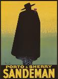 Sandeman Port, The Famous Silhouette-Georges Massiot-Premium Giclee Print