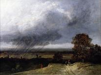 The Storm, 1814-30-Georges Michel-Stretched Canvas