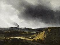 The Storm, 1814-30-Georges Michel-Stretched Canvas