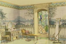 Design for a Bathroom, from "Interieurs Modernes," Published Paris, 1900-Georges Remon-Framed Giclee Print