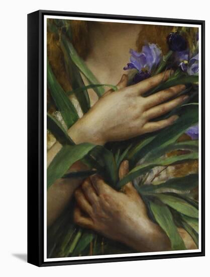 Georges Roussin, Ophelia detail-Vintage Lavoie-Framed Stretched Canvas