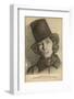 Georges Sand Alias Aurore Dudevant French Writer Dressed as a Man-null-Framed Photographic Print