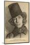 Georges Sand Alias Aurore Dudevant French Writer Dressed as a Man-null-Mounted Photographic Print