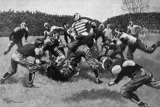 US Football Match 1903-Georges Scott-Framed Art Print
