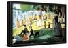 Georges Seurat (A Sunday Afternoon on the Island of La Grande Jatte) Art Poster Print-null-Framed Poster