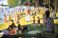 Detail of the Bathers at Asnières, 1884-Georges Pierre Seurat-Giclee Print