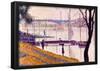 Georges Seurat Bridge of Courbevoie Art Print Poster-null-Framed Poster