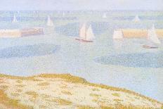 Entrance to the Port of Bessin-Georges Seurat-Art Print