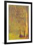 Georges Seurat Forest in Pontaubert-null-Framed Art Print