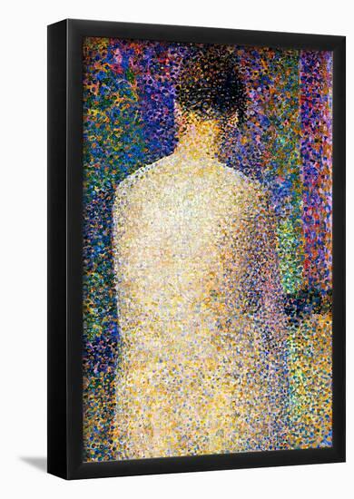 Georges Seurat Study of a Model 2 Art Print Poster-null-Framed Poster