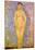 Georges Seurat Study of a Model Art Print Poster-null-Mounted Poster