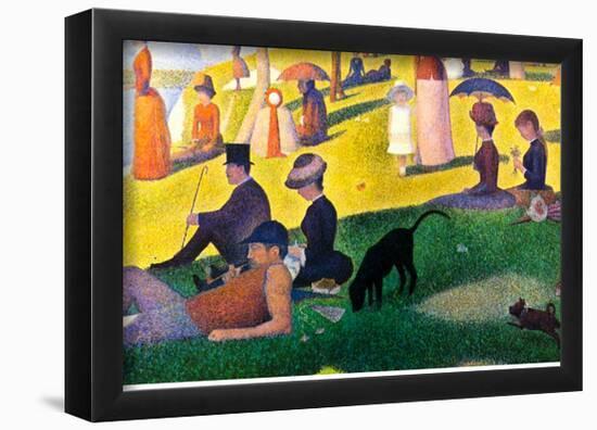 Georges Seurat Sunday at La Grande Jatte Art Print Poster-null-Framed Poster