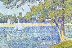 Women on the River Bank-Georges Seurat-Giclee Print